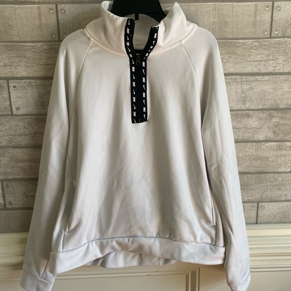 Nike crewneck half zip up